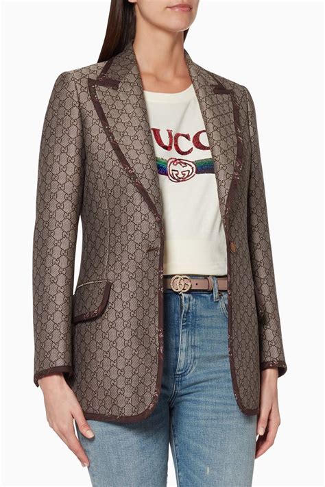 gucci jacken damen|Gucci blazers for women.